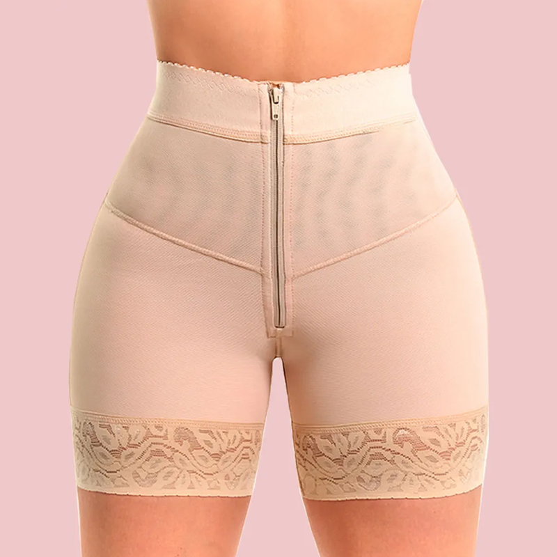 Zipper Control Faja Shorts