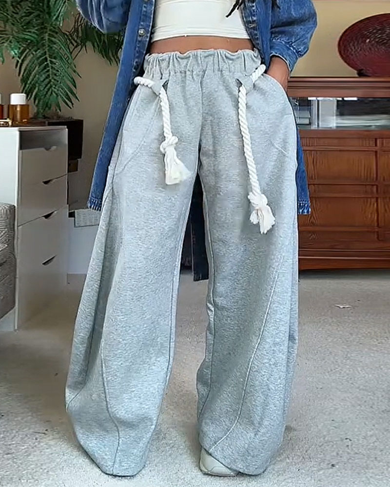 Super Baggy Comfortable Wide-Leg Sweatpants
