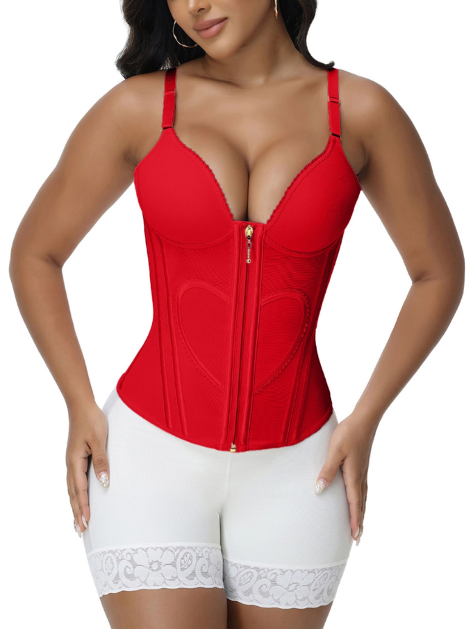 Waist Trainer for Women Tummy Control Vest Black Corset Shapewear Bustier Tank Tops Going Out Body Shaper with Straps