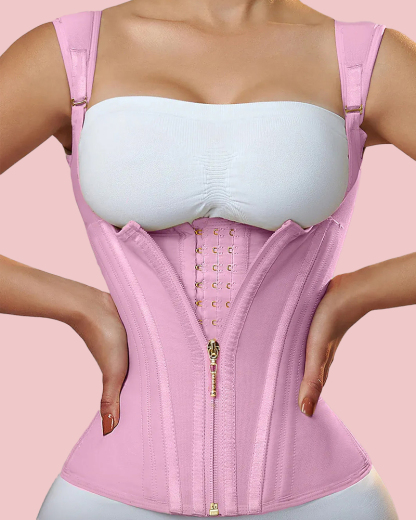 Waist Trainer for Women Vest Body Shaper Cincher Trimmer Tank Top Sport Girdle with Steel Bones
