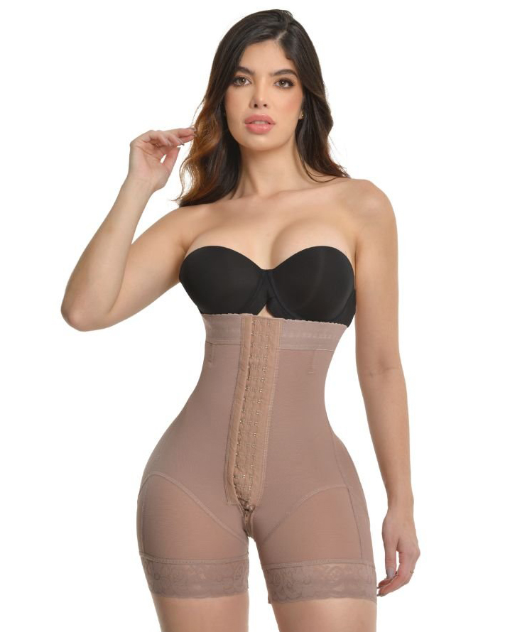 Super High Waisted Push Up Short with 3 Rows of Snaps and Enhancement Bootylicious