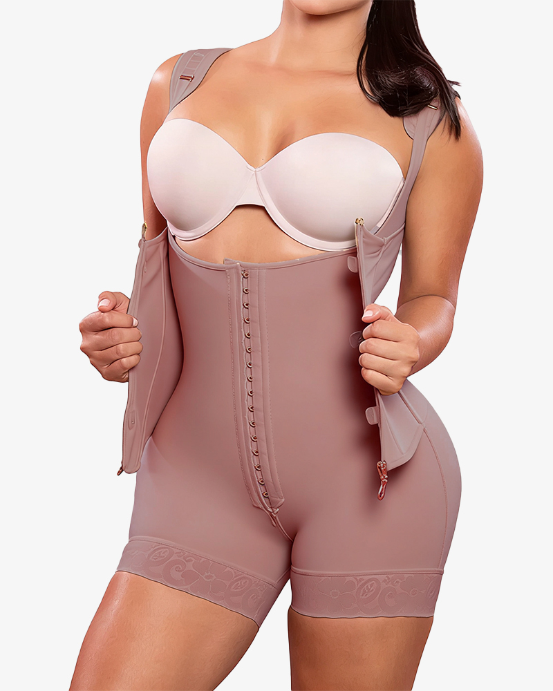 Premium Colombian Faja With Dual Closure For Tummy Control