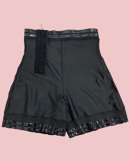 High Waist Side Zipper Butter Lifter Faja Shorts