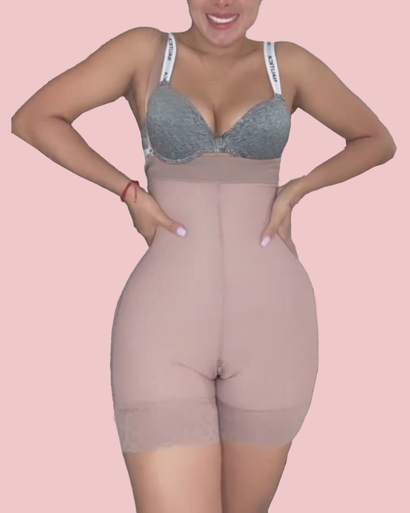 High Waist Seamless Tummy Control Butt Lifter Shapewear