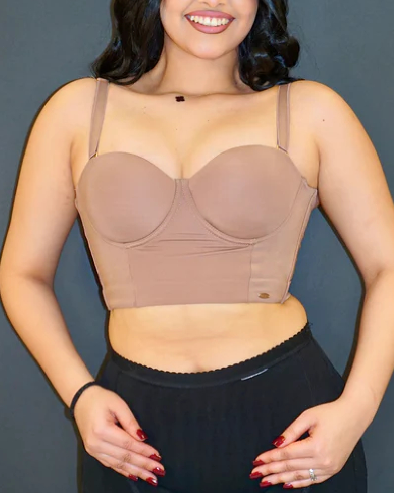 Seamless Full Coverage Push Up Shape Bra
