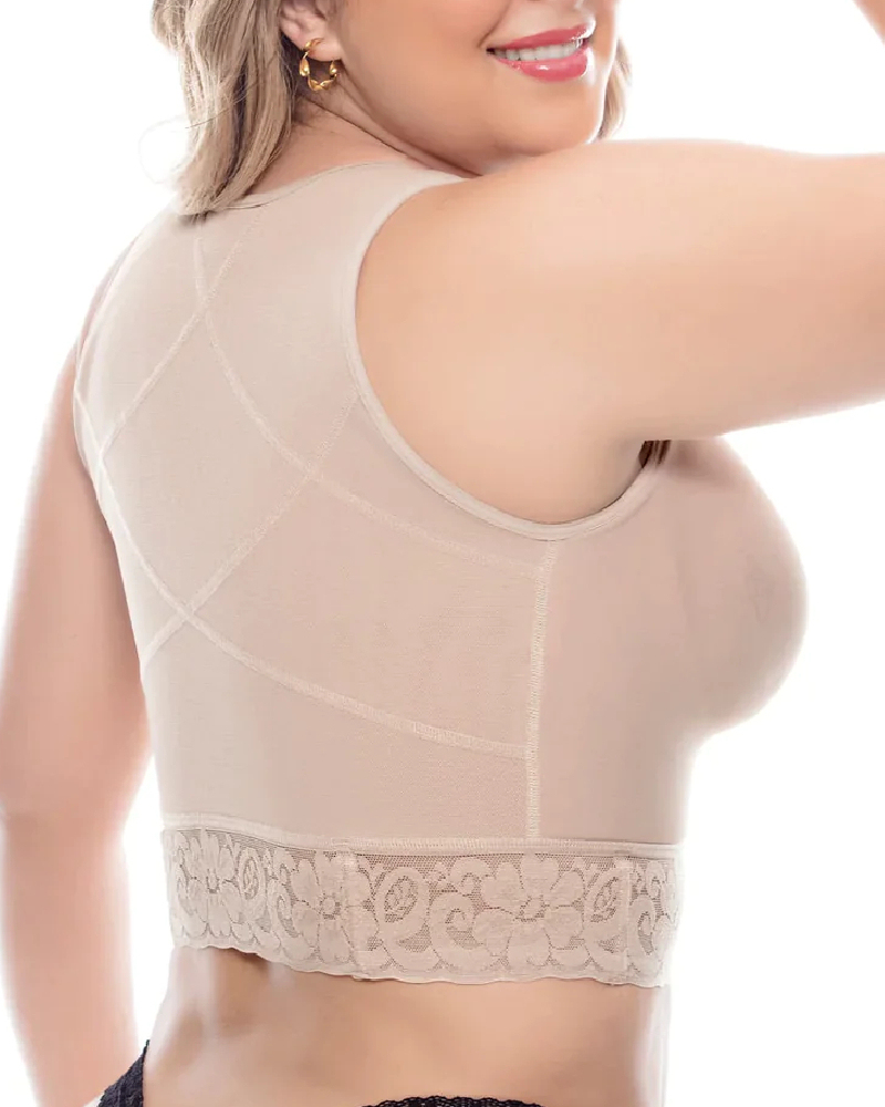 Hook & Eye Front Push Up Faja Bra