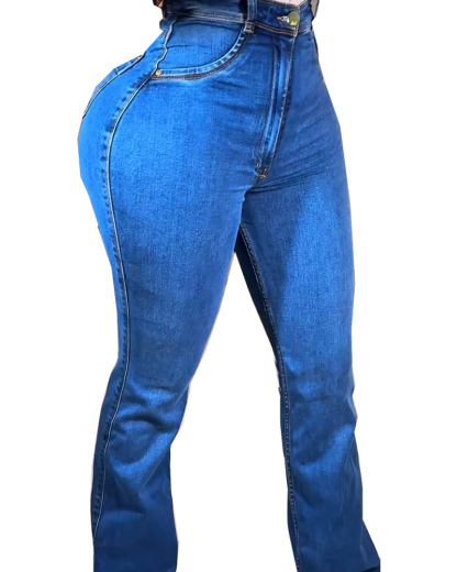 Skinny Jeans for Women High Waisted Stretchy Flare Curvy Denim Pants
