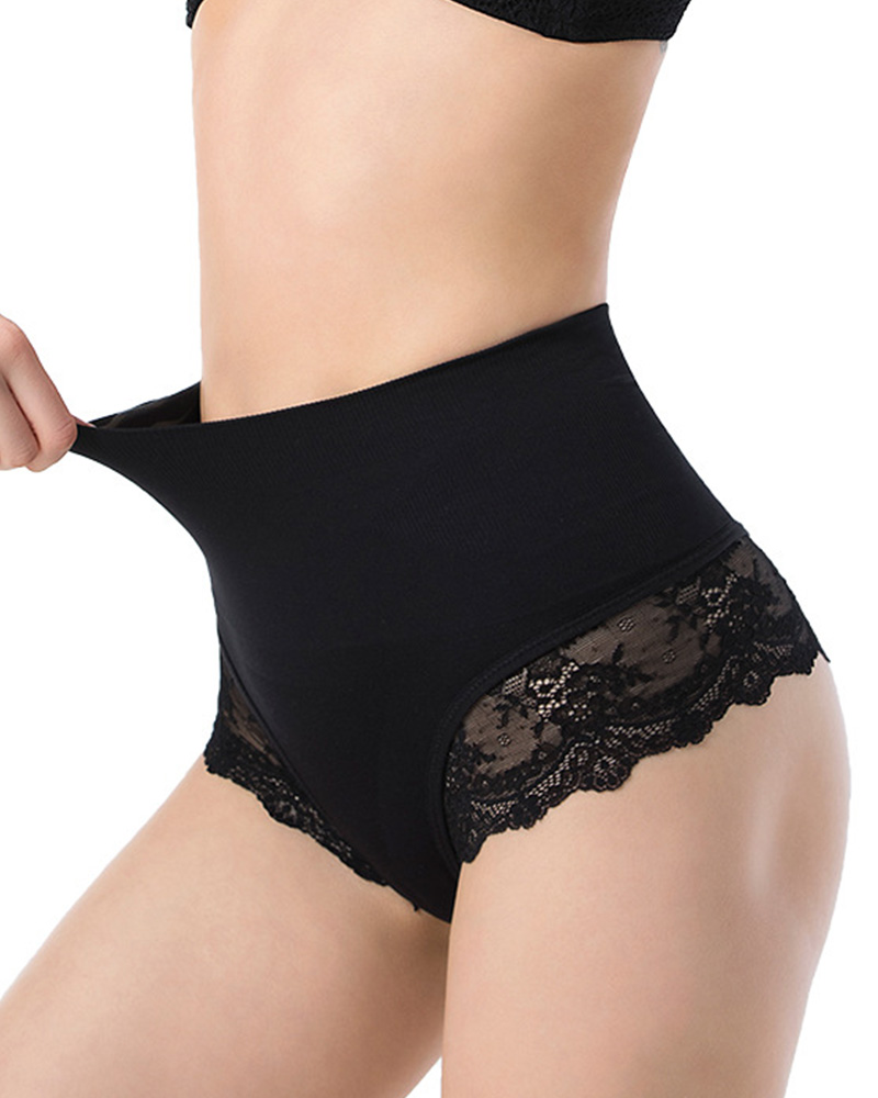 Women Tummy Control Slimming Panties Seamless Butt Lifter Lace Underwear