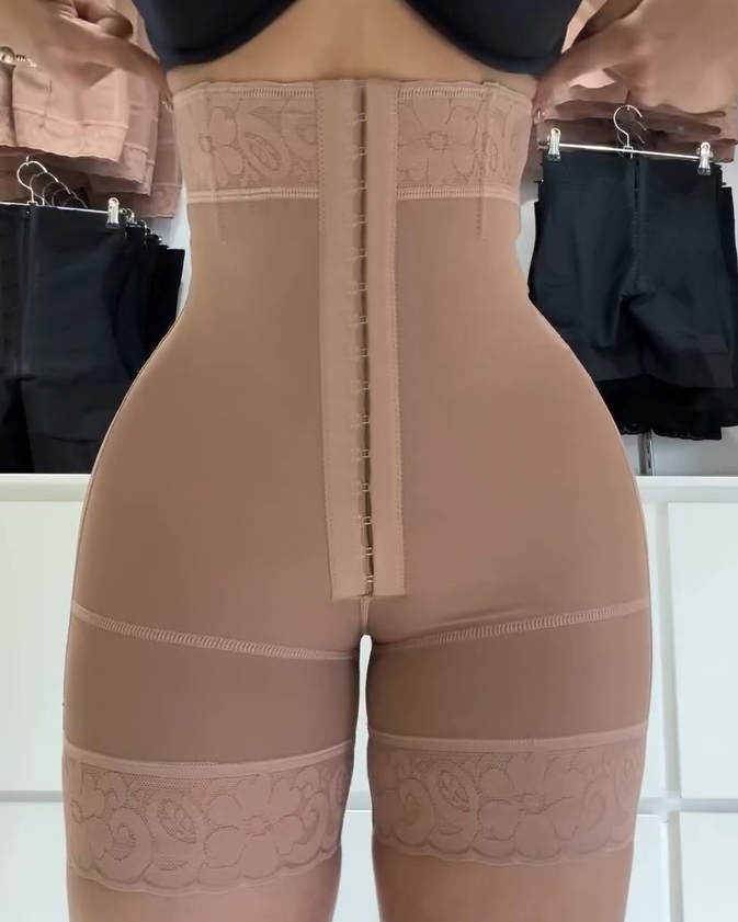 High Waisted Hourglass Shaping Sculpting Shorts