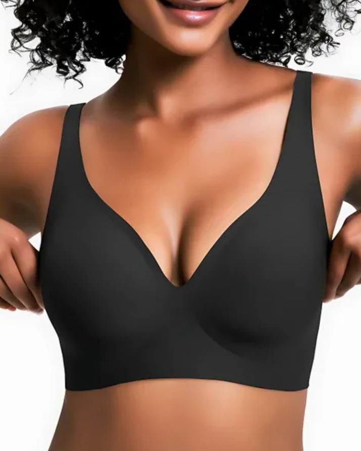 V-Neck Wire-Free Comfortable Bra