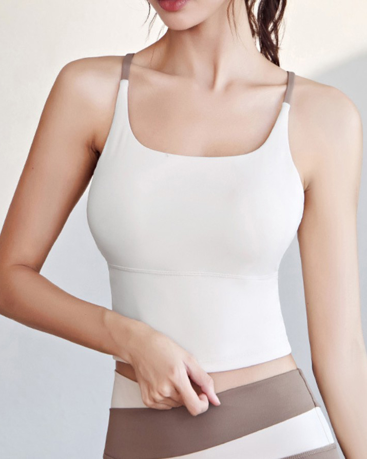 High Elastic Comfort Sports Vest with Bust Pad