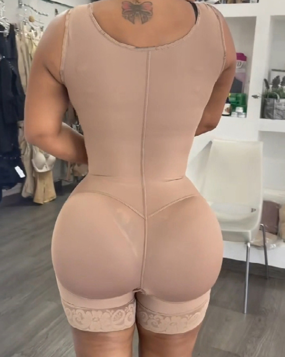 Faja Colombiana Full Body Compression Tummy Control Butt Lifter Shapewear With Bra