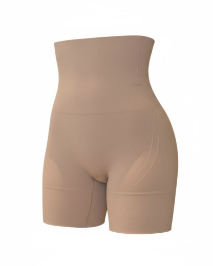 Seamless Abdominal Compression High-Waisted Shaper Shorts