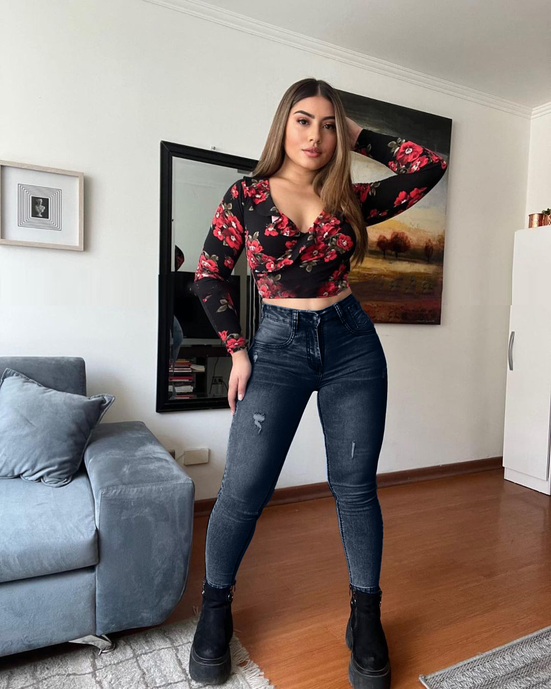 Demin Skinny Pants