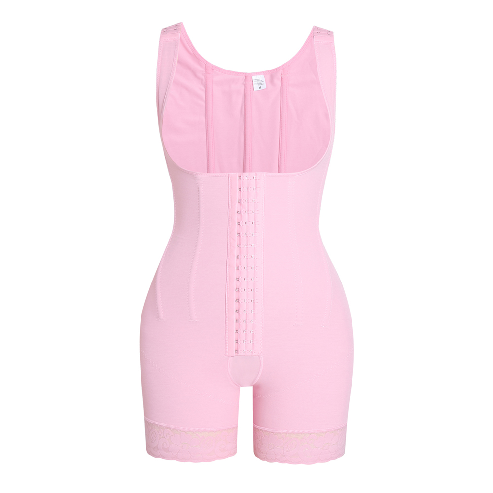 2029 High Double Compression Garment Abdomen Tummy Control  Adjustable Bodysuit with Hooks