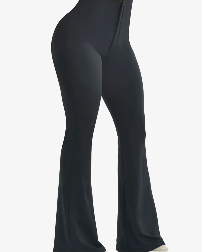 Tummy Control Butt Lift Flared Leggings