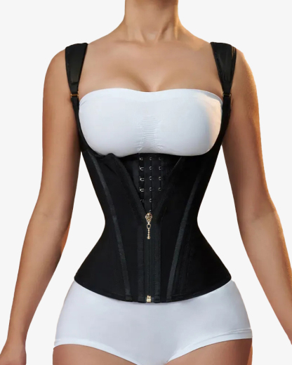 Waist Trainer for Women Vest Body Shaper Cincher Trimmer Tank Top Sport Girdle with Steel Bones