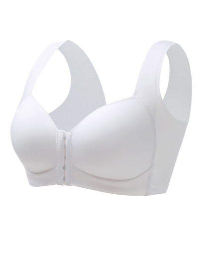 Traceless Front Button Push-Up Bra