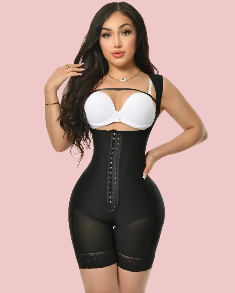 2724 Women's Compression Tummy Control Butt Lifter BBL Post-Op Faja