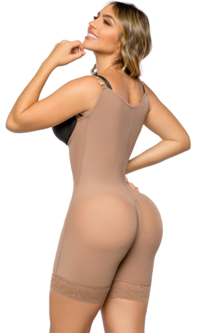 Internal Hooks FIirm Compression Tummy Control Zipper Shapewear