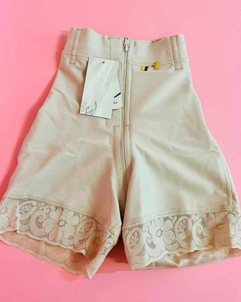 Zipper Butt Lift Shaping Shorts