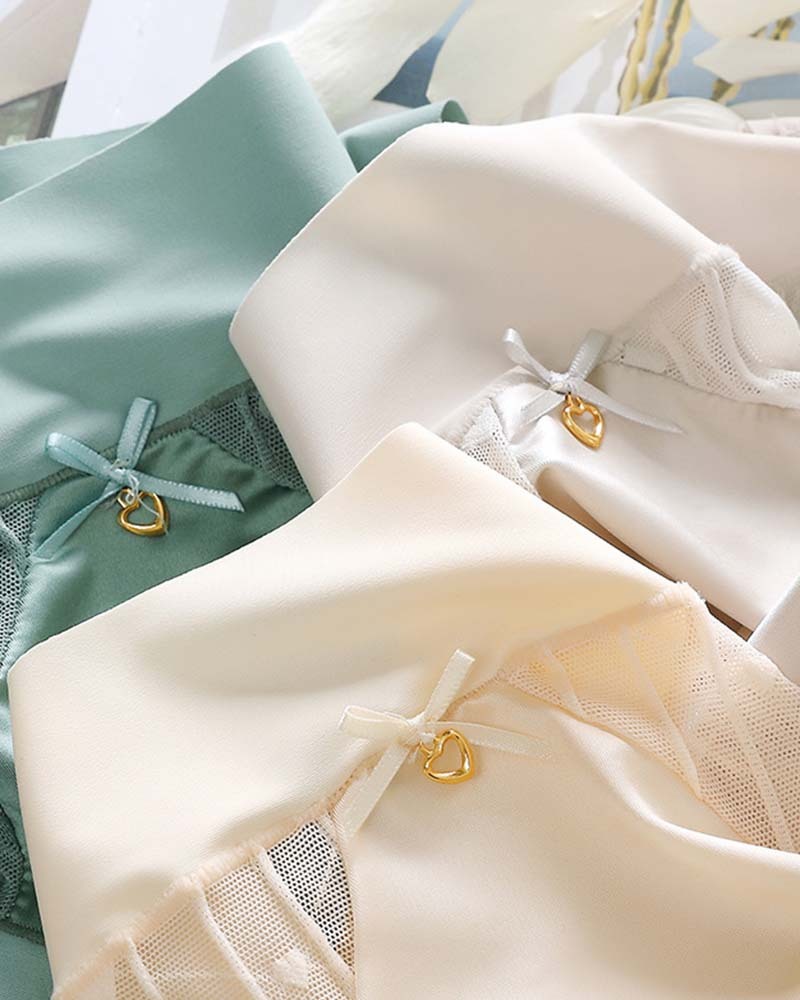 Bow Light Luxury Sexy Seamless Underwear