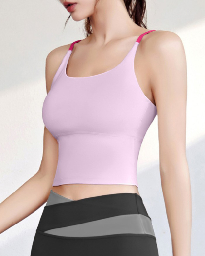 High Elastic Comfort Sports Vest with Bust Pad