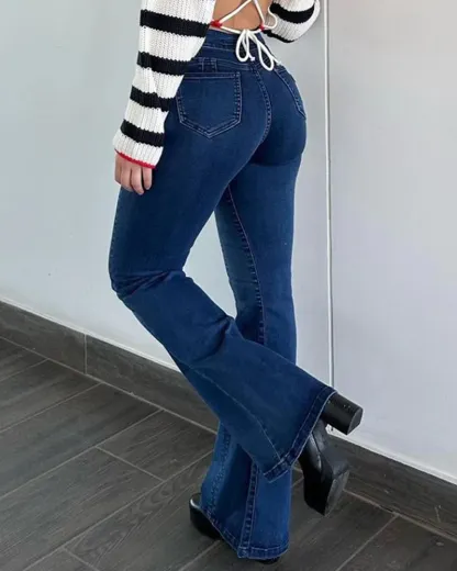 Line Flare Jeans
