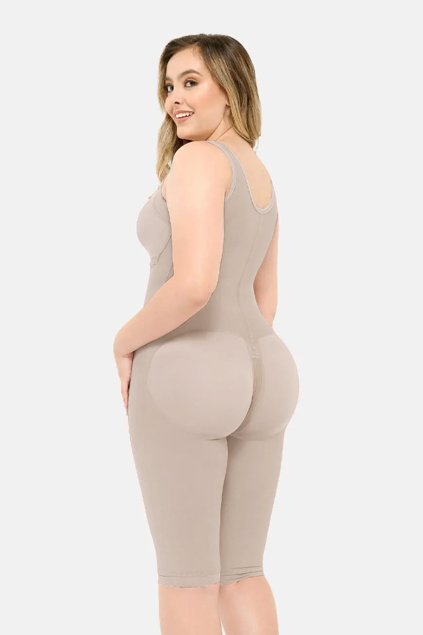 Double Compression Tummy Control Shapewear Faja With Bra