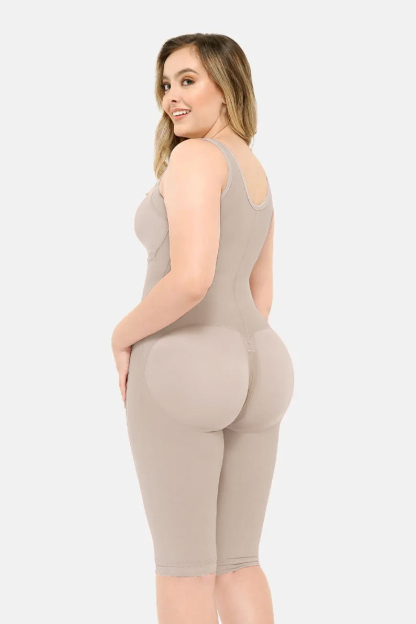 Double Compression Tummy Control Shapewear Faja With Bra