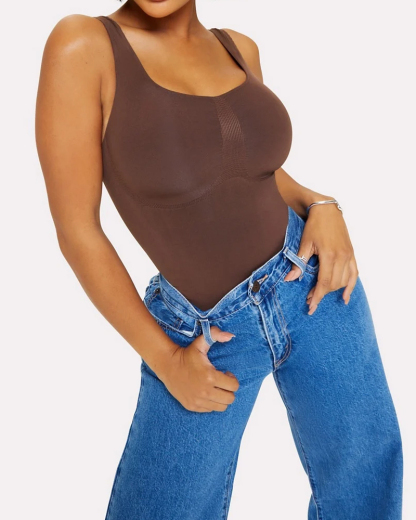 Wide Strap Seamless T-Back Body Shaper (Pre-Sale)