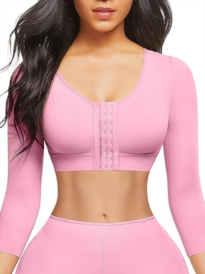 Post Operative Arm Compression Shaping Sleeve Front Buckle Shaping Bra