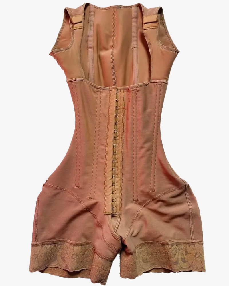 Buttoned Butt Lift Full Body Shaper