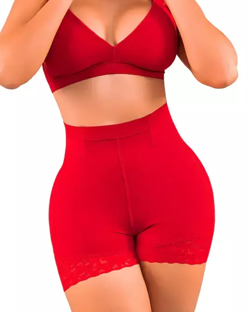 Cherry Red Super Invisible Tummy Control And Butt Lifting Pants (Pre-Sale)