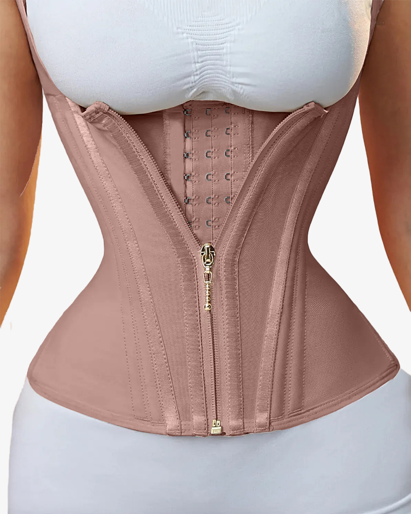 Waist Trainer for Women Vest Body Shaper Cincher Trimmer Tank Top Sport Girdle with Steel Bones
