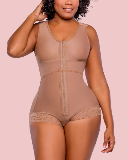 Butt Lifting Hook & Eye Tummy Control Slimming Body Shaper