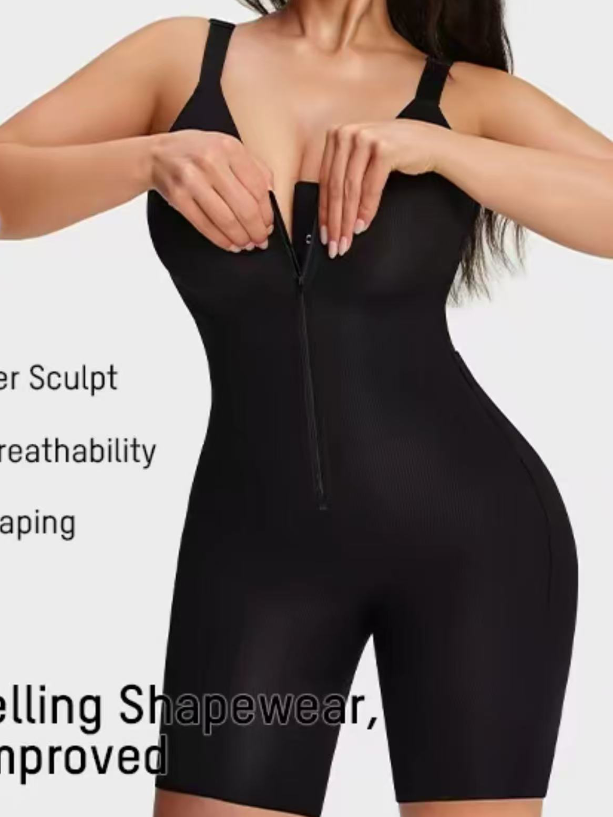 Stronger Tummy Control Butt Lifter Faja Back Pull Down Breathable Body Shaper For Women Summer Outfits Postpartum