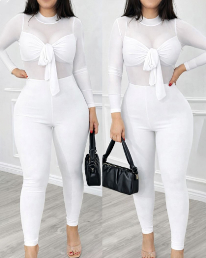 Black Halter Cutout Jumpsuit