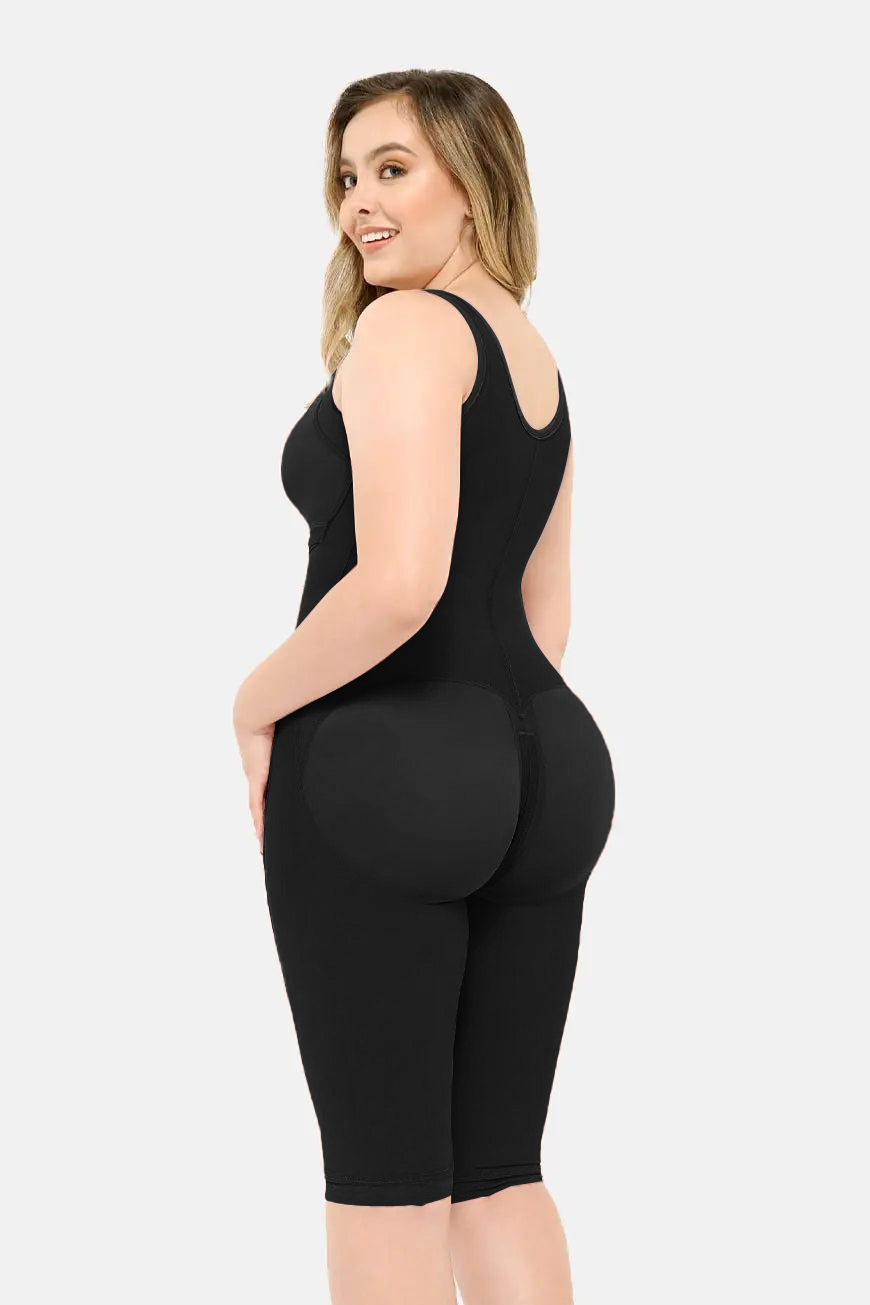 Double Compression Tummy Control Shapewear Faja With Bra