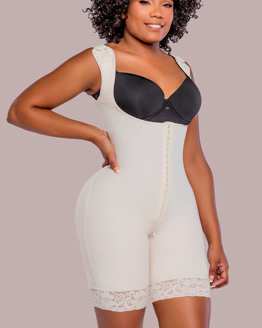 Tummy Control Butt Lifting Front Buckle Shaping Bodysuit
