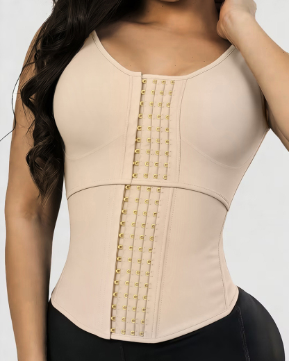 High Compression Corset Tank Top Built-in Bra Waist Trainer