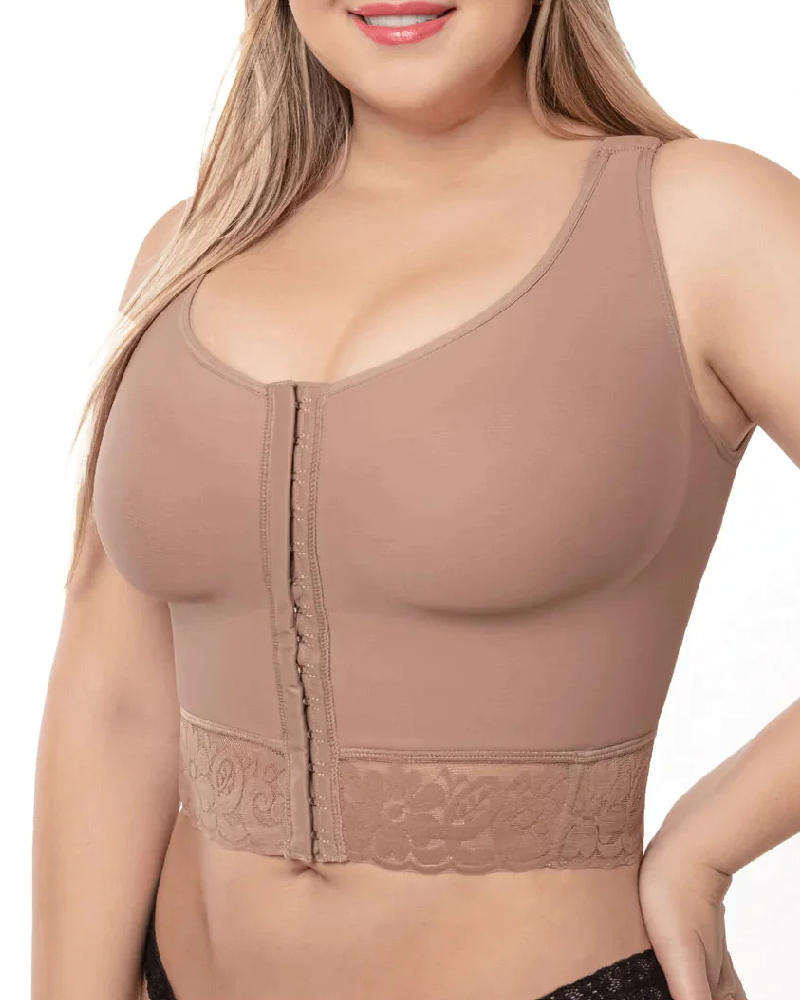 Hook & Eye Front Push Up Faja Bra