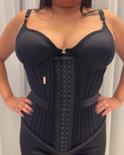 Fajas Colombianas Trimmed Underwire Corset Tummy Control Waist Trainer