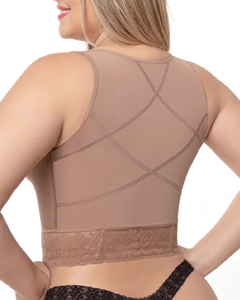 Hook & Eye Front Push Up Faja Bra