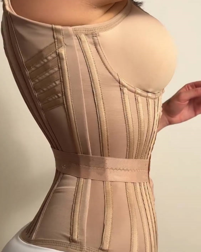 Fajas Colombianas Trimmed Underwire Corset Tummy Control Waist Trainer