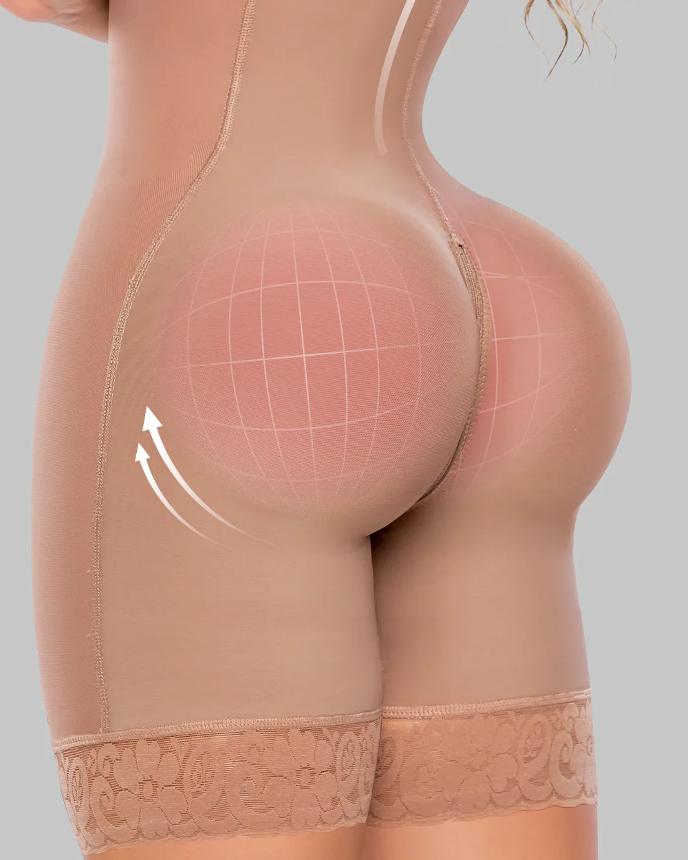 Tummy Control Butt Lifting Front Buckle Shaping Bodysuit