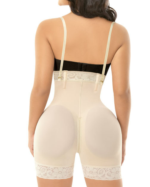 Adjustable Strap Tummy Control Fajas Shapewear with Zipper