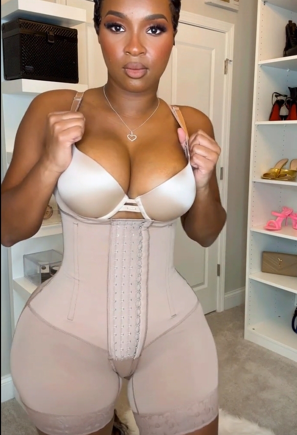 High Compression Tummy Control Adjustable Strap Shapewear | Stage 3 Faja