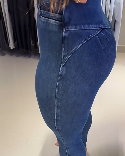 High-Waist Skinny Jeans (Pre-Sale)