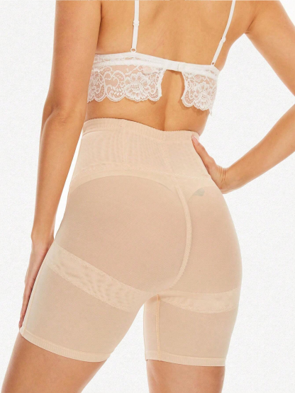 Invisible Seamless High Waist Hip-Lifting Shorts